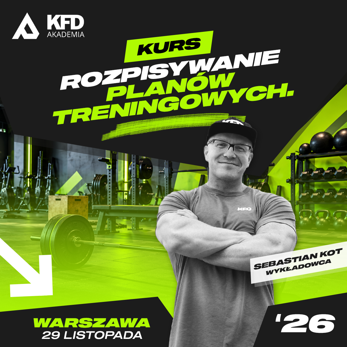PODSTAWY ROZPISYWANIA PLANÓW TRENINGOWYCH - 29.11.2026, Warszawa